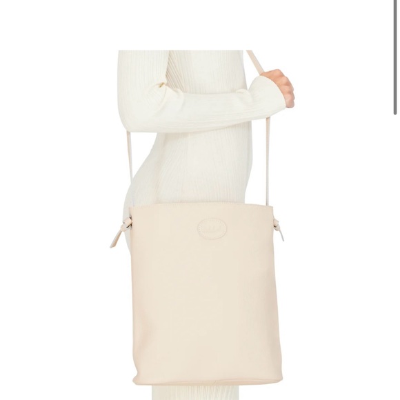 M.I.L.A “Jackie” crossbody leather handbag - color Nude - like new condition - Picture 16 of 16